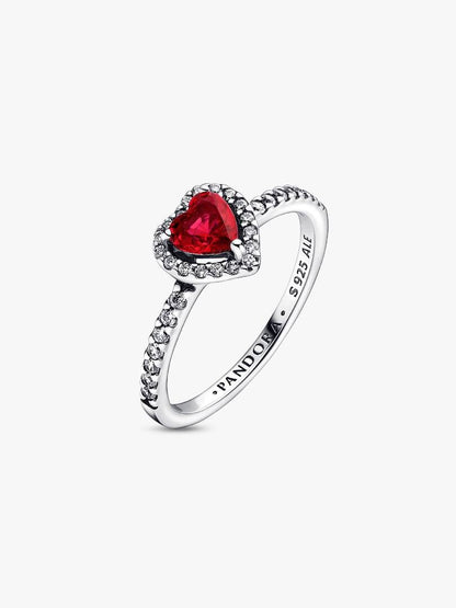 Anillo Corazón Rojo