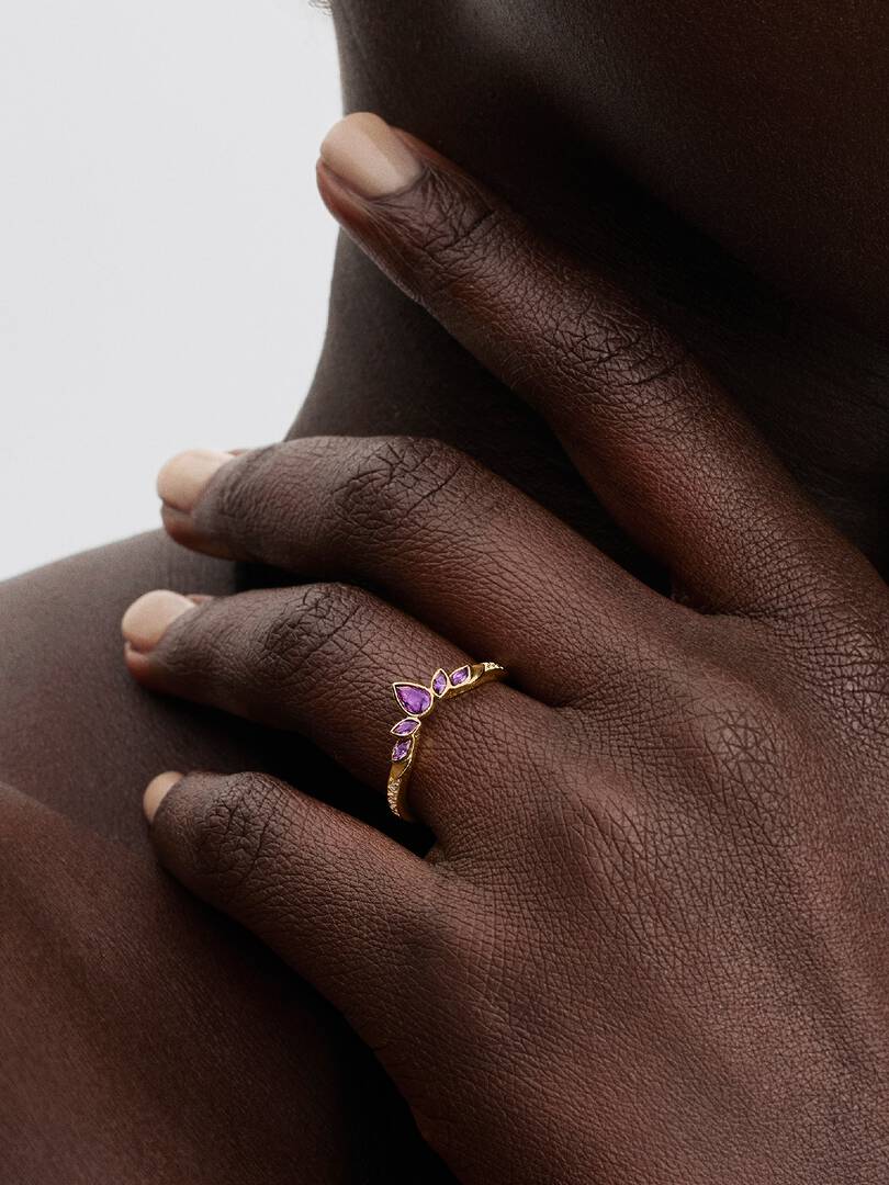 Anillo Tiara de la Reina Anna de Frozen de Disney